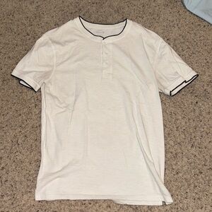 White jcrew men’s medium short sleeve shirt